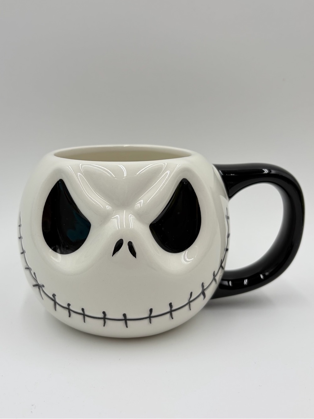 Disney Jack Skellington Face Coffee Mug Nightmare Before Christmas Halloween